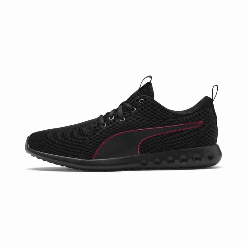 Chaussure Running Puma Carson 2 New Core Homme Noir/Rouge Soldes 172WVOSC